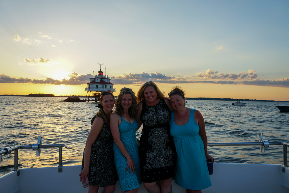 Spend your next sunset aboard Maryland's premier charter boat The Marylander! It's a great way to see the sights and sounds of the Chesapeake Bay! 