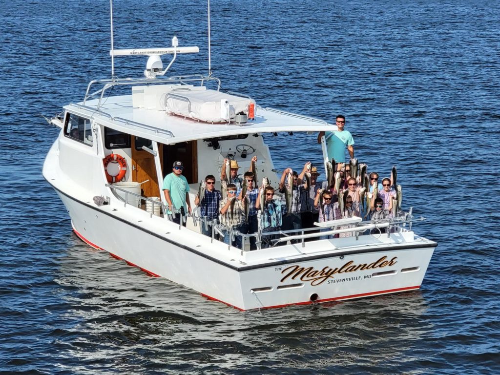 Our crew takes pride in making your experience a memory that will last a lifetime. Our trips on the Chesapeake Bay make us one of Maryland's Favorite Destination's and the highest ranked fishing charter near Annapolis by Maryland Recommendation's!